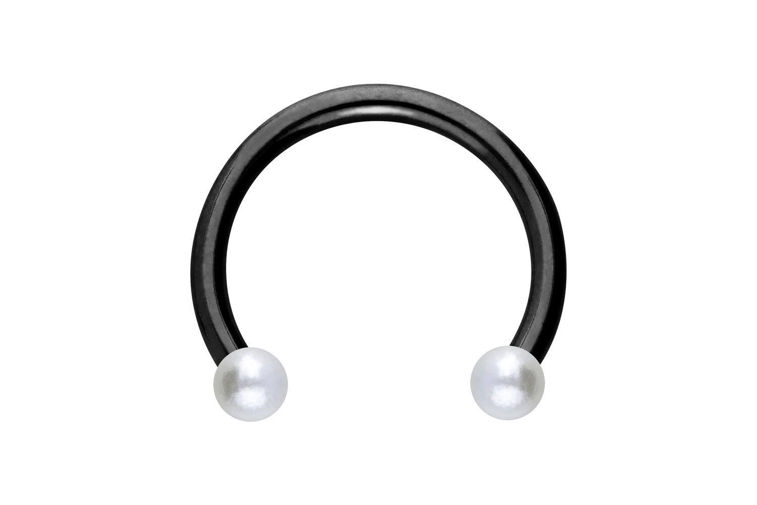 Chirurgenstahl Hufeisenring Piercing SYNTHETISCHE PERLEN